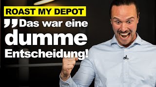 Max zeigt sein Depot So investiert der Personalberater amp DAS bereut er  ROAST MY DEPOT [upl. by Auroora]