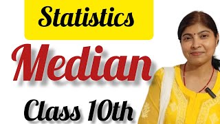 Median  Statistics  Maths  Class 10th  202425  Aaryabhatta zero maths [upl. by Christal]