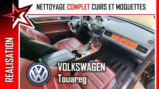 Nettoyage COMPLET de lintérieur pour ce Volkswagen Touareg [upl. by Auqkinahs]