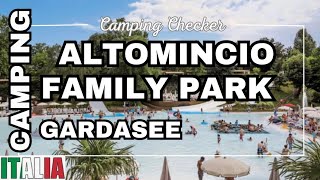 CAMPINGPARK Altomincio 4 Gardasee Italien  RUNDGANG und BEWERTUNG [upl. by Oiracam]