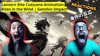 Genshin Impact Kites in the Wind Cutscene Reaction Mashup [upl. by Tiraj959]