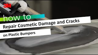 HOW TO Repair Cosmetic Damage and Cracks on Plastic Bumpers [upl. by Polky]