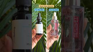 MustHave Face Serums for Oily Skin Vs Dry Skin💧👌  Skincare Essentials 2023  Nykaa Shorts [upl. by Godderd]