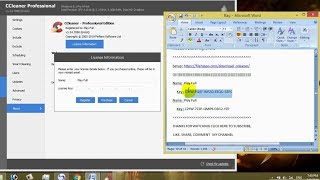 CCLEANER PRO 5547088 SERIAL KEY FULL VERSION FREE 100 WORK 2019 [upl. by Jarret645]