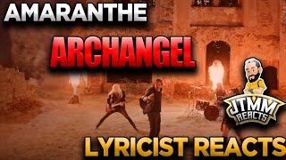 Lyricist Reacts to Amaranthe  ArchAngel  JTMM Reacts [upl. by Enoitna801]