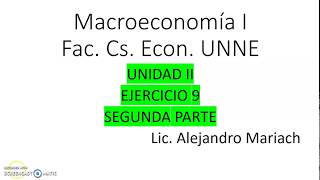 U2E9 2ª Parte  Macroeconomía I  2020 [upl. by Hsihsa]