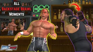 10 Mins of Back Stage Brawl Moments of WWE Smackdown VS Raw 2006 [upl. by Marice]