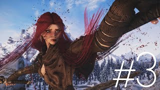 Lets Play Skyrim Part 3 Ridding Dawnstar of Nightmares  No Commentary and Heavily Modded Gameplay [upl. by Byran]