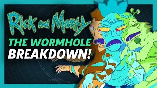 Rick and Morty Season 3 Episode 5  Wormhole Scene Breakdown amp References [upl. by Aniz]