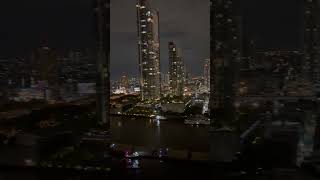 Shangri La Riverside Bangkok Premiere Suite Balcony View thailand thailandtravel hotel [upl. by Godliman]