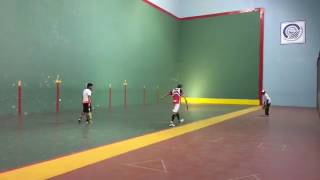 FRONTENIS Singles TURY vs Josué Veracruz 2017 [upl. by Maidy]