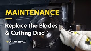 Maintenance Replace the Blades amp Cutting Disc for the Lawn Mower Module [upl. by Kessler]