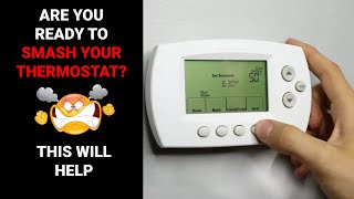 How to Program a Honeywell Thermostat [upl. by Jovi]