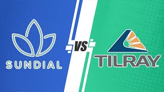 SNDL vs TLRY Stocks Comparison Sundial Growers vs Tilray [upl. by Nonnac470]