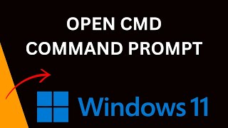 How to Open CMD Command Prompt in Windows 1011 [upl. by Bertrando]