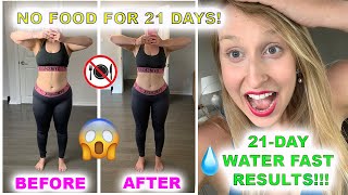 waterfasting💧21Day Water Fast Results BeforeAfter Lost 215lbs 🚫 No Food in 21 Days [upl. by Zindman]