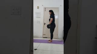 How to do dumbbell deadlift  glute focus dumbbell RDL  The dumbbell deadlift [upl. by Swiercz186]