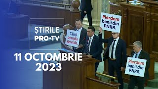 Știrile PRO TV  11 octombrie 2023 [upl. by Carlile]