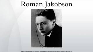 Roman Jakobson [upl. by Yenreit540]