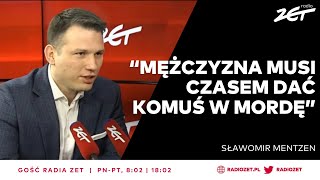 Sławomir Mentzen Mężczyzna musi czasem dać komuś w mordę [upl. by Dralliw]