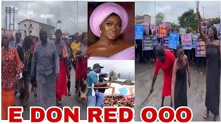 Mercy Johnson under FÌRE Edo women Don NÀKED OOOO [upl. by Ddarb]