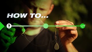 How To Tie Darrell Pecks Simple Wafter Rig  Korda Carp Fishing [upl. by Nnyladnarb15]