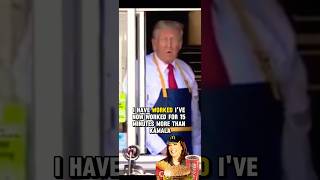 Donald Trump TROLLS Kamala By Working At McDonald’s For A Day [upl. by Adnilram17]