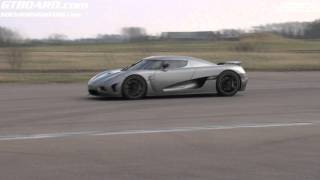 Koenigsegg Agera launching 0300 kmh 200 mph [upl. by Whall63]