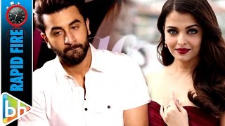 Ranbir Kapoors MUSHKIL Rapid Fire On Aishwarya Rai  Anushka Sharma  Sultan [upl. by Oyam452]