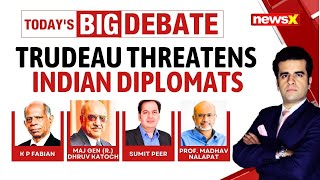 Trudeau Threatens Indian Diplomats  Should India Shut Down Canadian High Commission  NewsX [upl. by Kohler197]