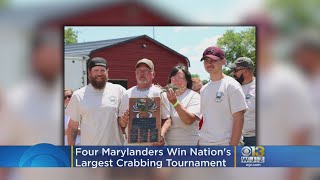 Marylanders Win Nations Largest Crabbing Tournament In NJ [upl. by Divadnhoj334]