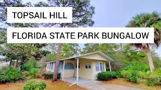 Inside Topsail Hill Preserve State Park bunglow near gulf coast beach  Florida Panhandle cabins [upl. by Llerrah]