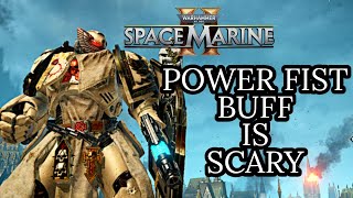 AFTER PATCH POWER FIST IS HILARIOUSLY POWERFUL Space Marine 2 PVP Patch 30 [upl. by Treulich86]