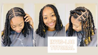 EASIEST Invisible Loc  Bob Tutorial Naturally Her [upl. by Nodnol]