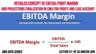 Lecture 57 What is EarningProfit before interest depreciation and tax EBITDAPBDIT concept [upl. by Annoiek]