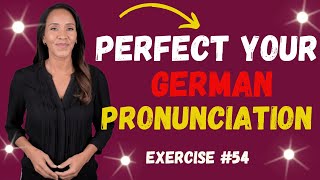 German Pronunciation Practice for Beginners Exercise 54 [upl. by Tecu]