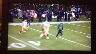 Seahawks vs 49ers fieldgoal block return [upl. by Rouvin531]