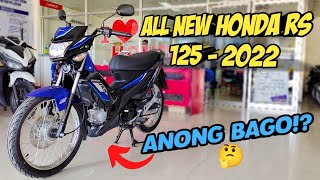 All New Honda RS 125 2022 Anong Bago  Specs Features amp Walkthrough [upl. by Teemus600]