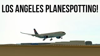 Los Angeles Airport PLANESPOTTING [upl. by Alithia]