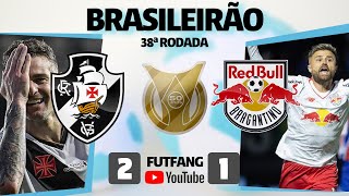 VASCO 2 X 1 BRAGANTINO AO VIVO CAMPEONATO BRASILEIRO  POS JOGO [upl. by Haerle]