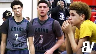 PRIME Chino Hills CHALLENGED By D1 Guards amp OVERRATED Chants Lonzo amp LiAngelo Ball TAKEOVER in 4th [upl. by Aneekal817]