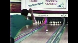 Duckpin Magic from Long Meadow Bowl  Hagerstown MD  1991 Duckpin Bowling [upl. by Amimej]