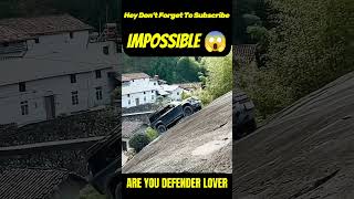 Impossible 🗿😱  DEFENDER car viralvideo shorts defender [upl. by Pennie]