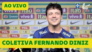 ENTREVISTA COLETIVA FERNANDO DINIZ AO VIVO DIRETO DO MARACANÃ  BRASIL X ARGENTINA [upl. by Assenad]