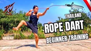 Rope dart thailand combo routine [upl. by Entruoc]