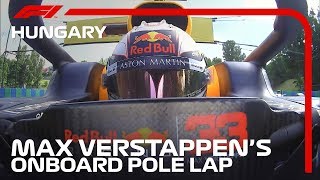 Max Verstappen Takes Pole For The First Time  2019 Hungarian Grand Prix  Pirelli [upl. by Penn347]