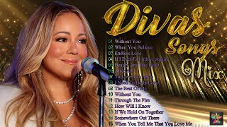 Collection of the best songs of the worlds top divas 💖 Mariah Carey Celine Dion Whitney Houston [upl. by Towbin]