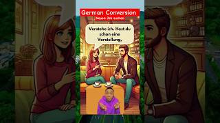 German Conversion Neuen Job suchen Deutsch lernen mit einer realen Konversation 💼deutsch shorts [upl. by Rennoc]