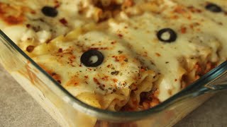 Lasagna Rolls 😍 Recipe By Chef Hafsa [upl. by Nodnelg]