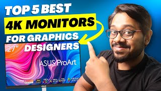 Top 5 Best Monitors For Graphic Design that are 4K UHD [upl. by Con]